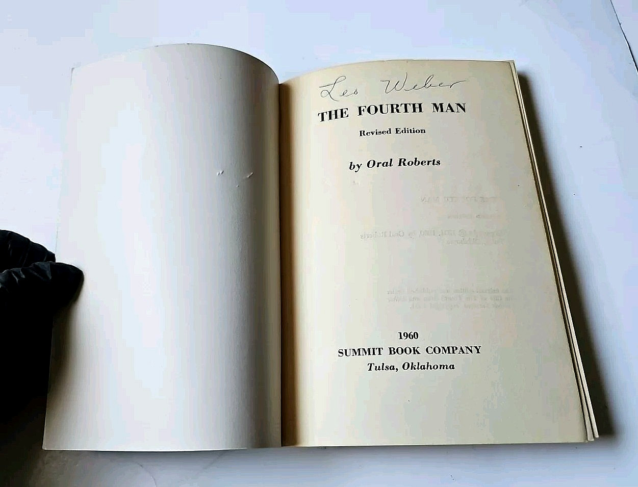 The Fourth Man By Oral Roberts 1960 Revised Edition Trade Paperback Book