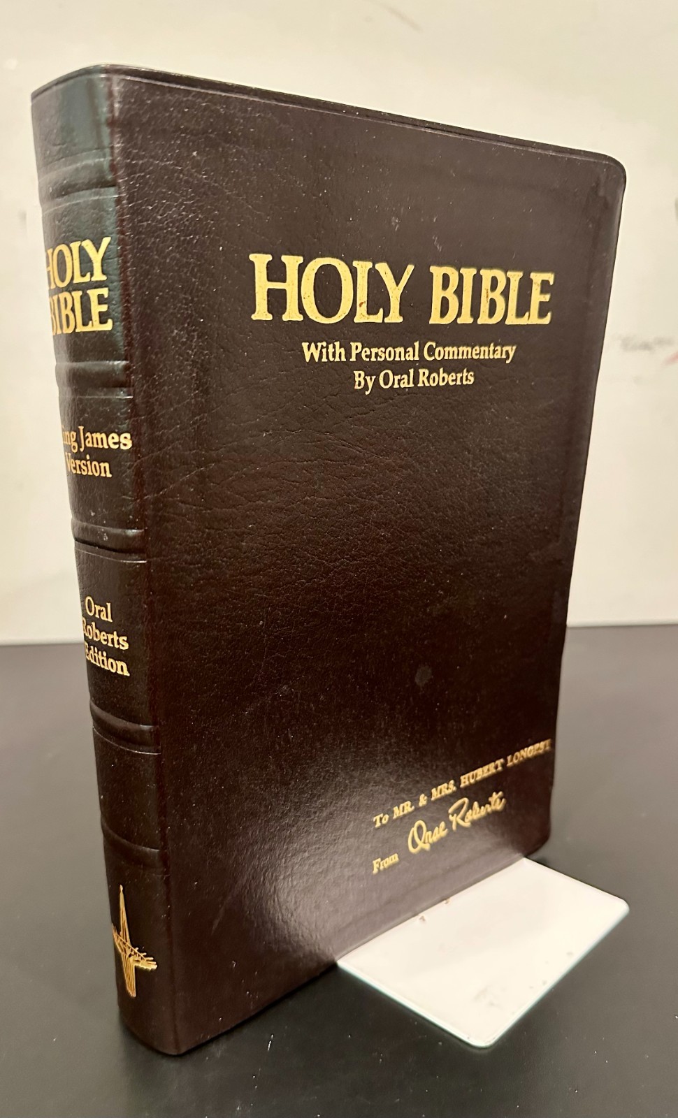 Holy Bible with Personal Commentary By Oral Roberts (KJV, Oral Roberts Edition)