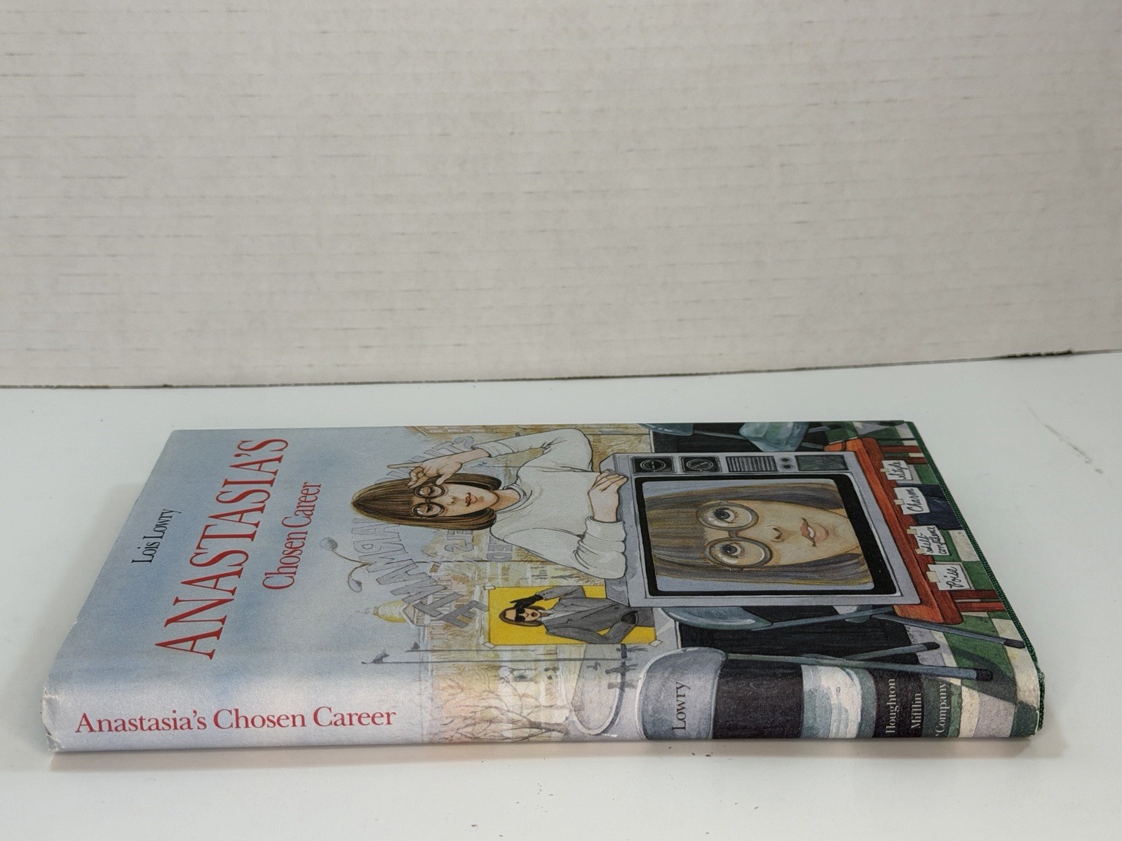 Lois Lowry Signed Inscribed 1st Ed Anastasia’s Chosen Career HC DJ 1987 📖w/❤️’s