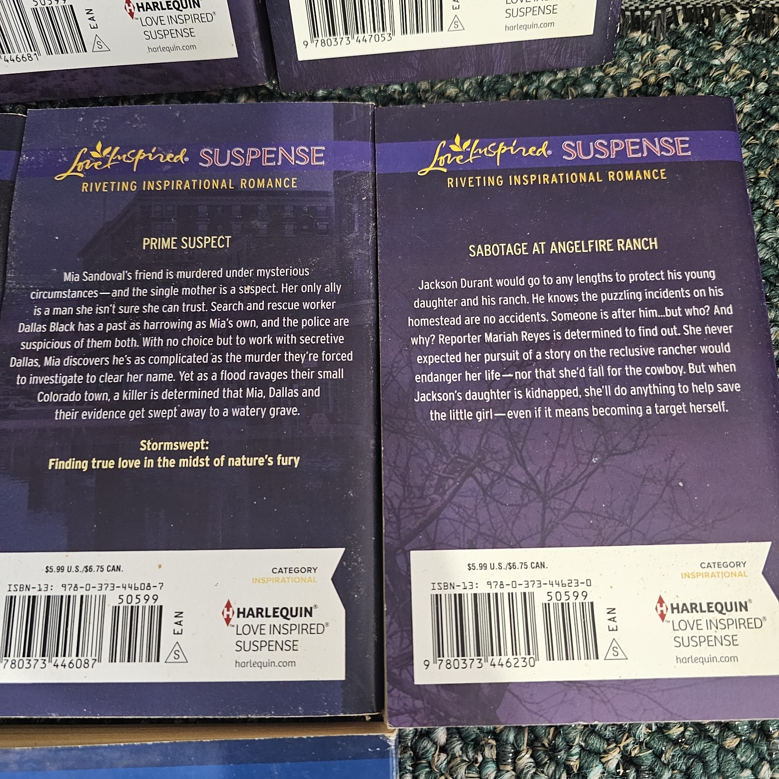 Love Inspired Suspense 15 Book Lot
