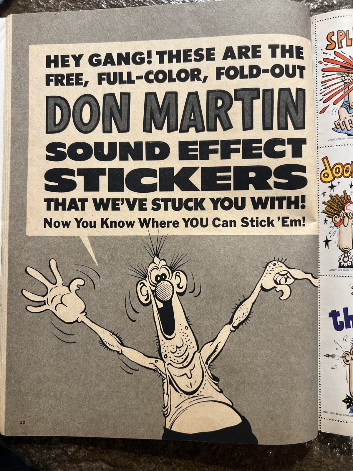 MAD Magazine – 1977 Special Issue Number Twenty Three & Don Martin Stickers