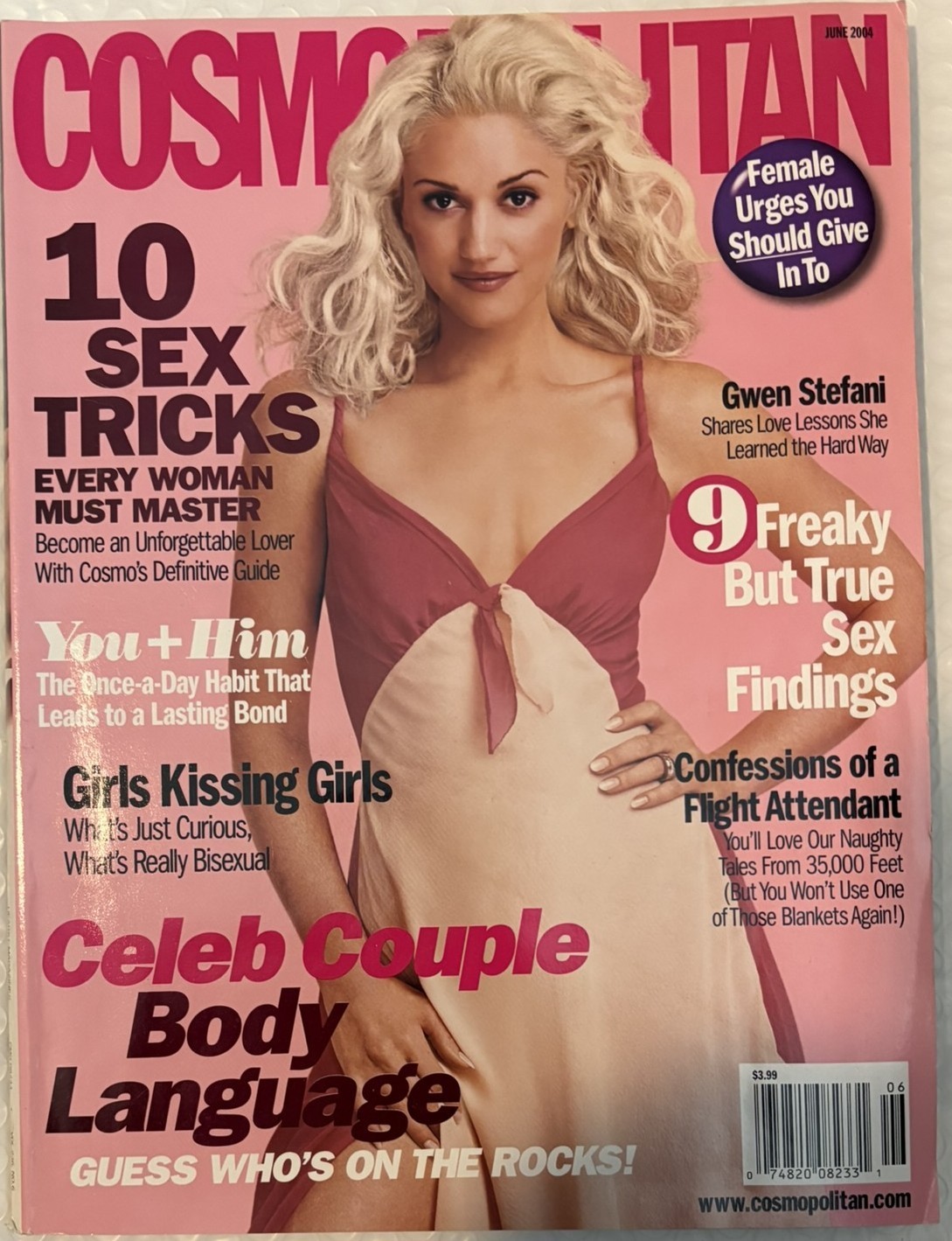 Cosmopolitan June 2004 Gwen Stefani Cover Magazine
