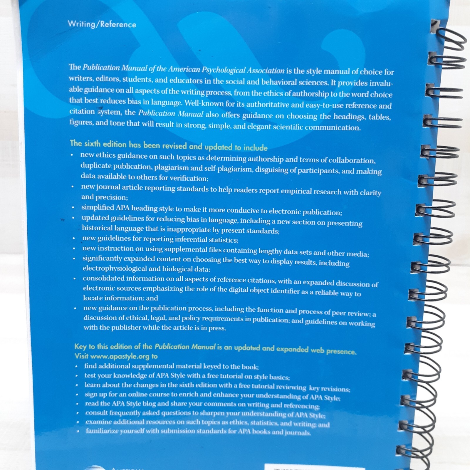 Publication Manual of the American Psychological Association