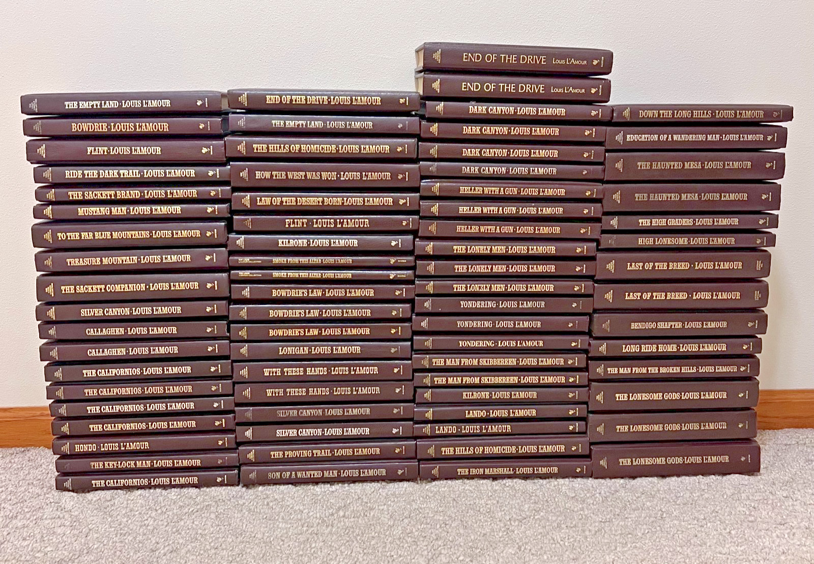 Louis L’Amour Leatherette Western Books-Choose Your Title-Drop Down Menu