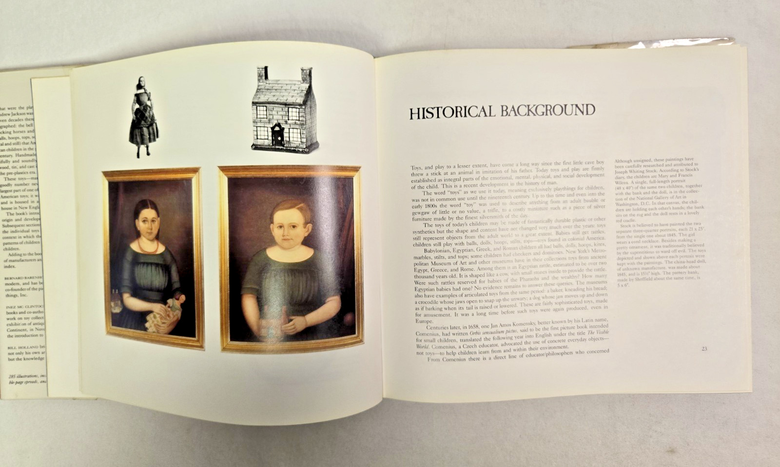 Beautiful Large Coffee Table Book “American Antique Toys” 282 Pages Near Mint