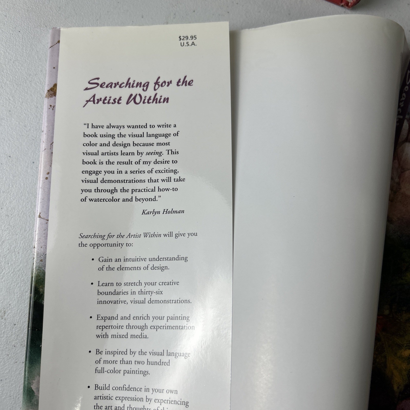 Searching for the Artist Within by Karlyn Holman (Hardcover)