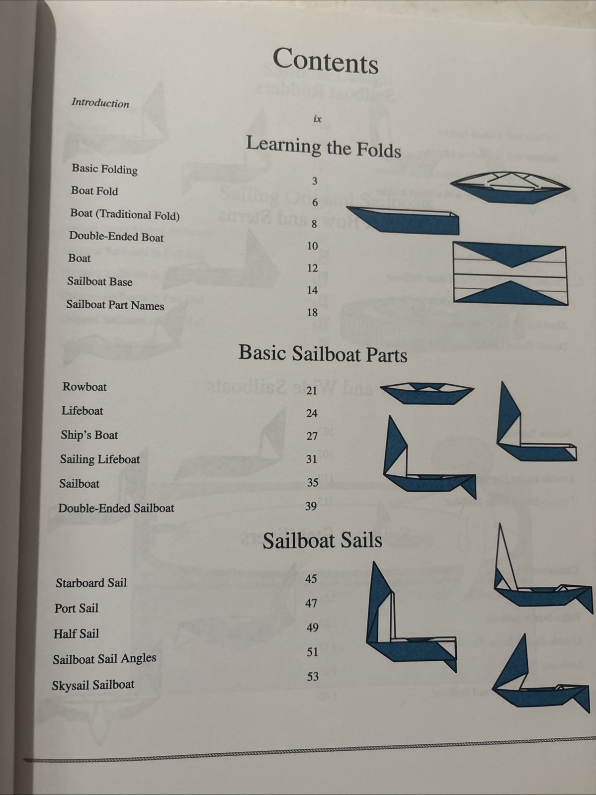 ORIGAMI SAILBOATS By Lew Rozelle 1st edition 2002, 166 pages