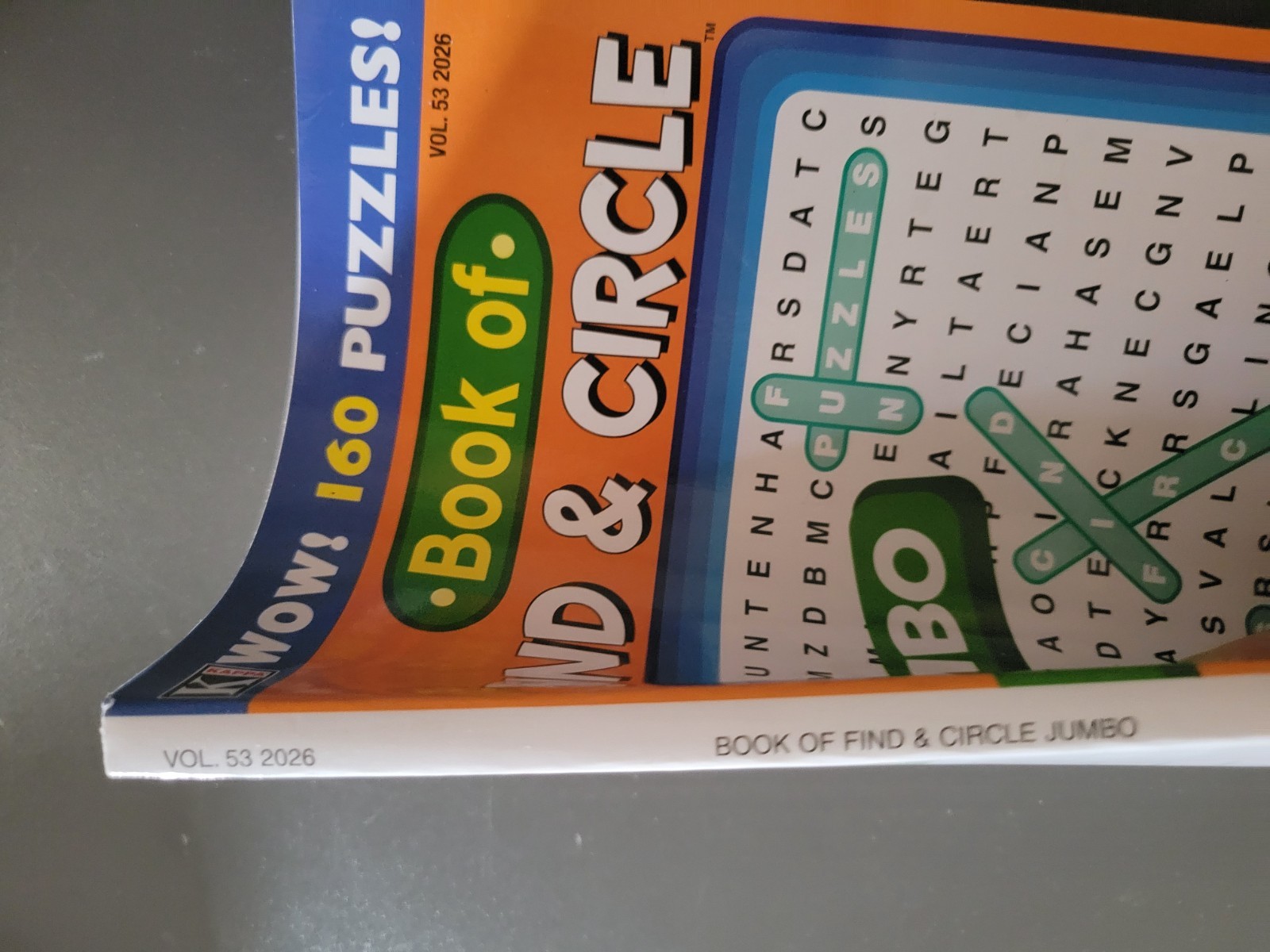 Kappa Book of Find & Circle Jumbo – Wow! 160 Puzzles!