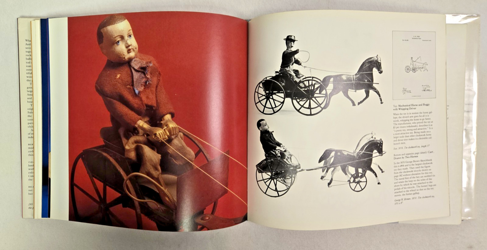 Beautiful Large Coffee Table Book “American Antique Toys” 282 Pages Near Mint