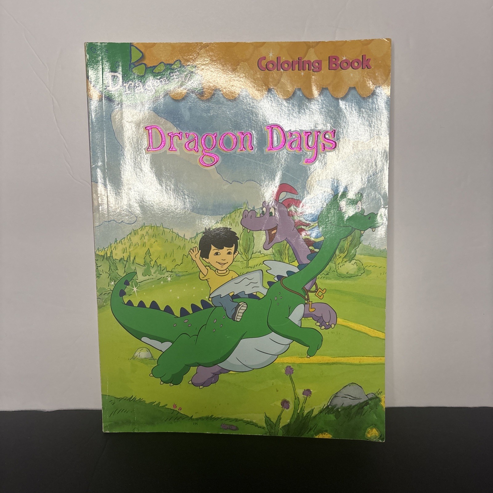 2005 Dragon Tales Dragon Days Coloring Book Some Pages Colored