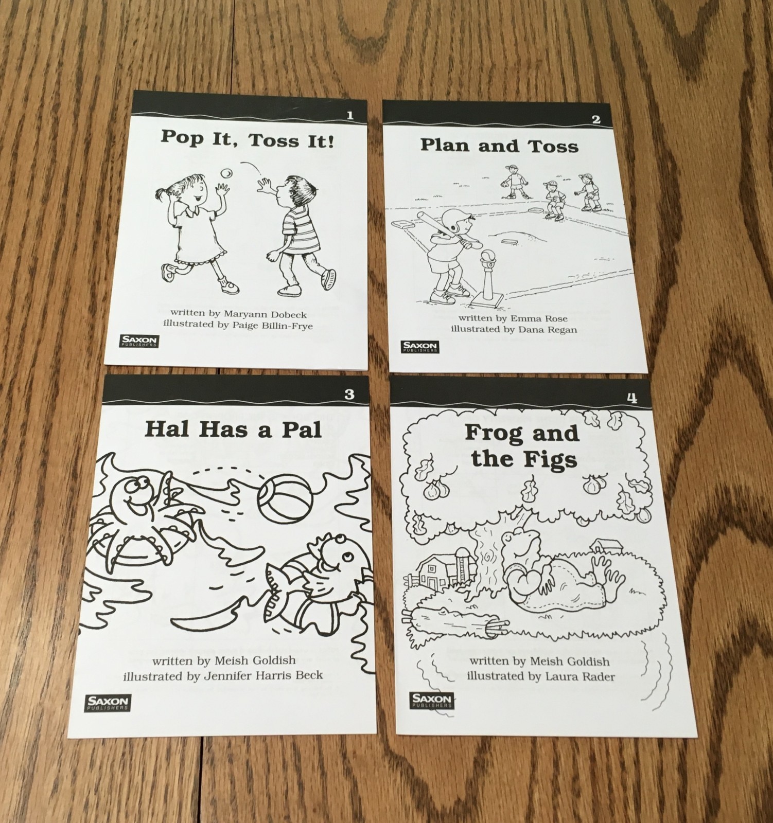 SAXON PHONICS & SPELLING 1ST GRADE DECODABLE TAKE HOME READERS 1 – 52