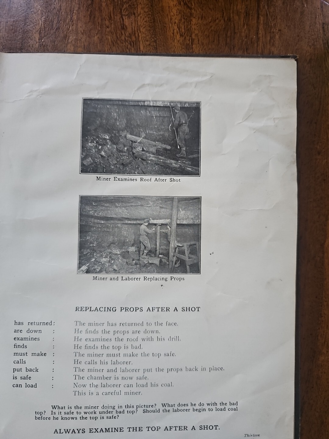 Rare 1912 Mining Accidents and Their Prevention Book Hardcover AS IS Coal Mining
