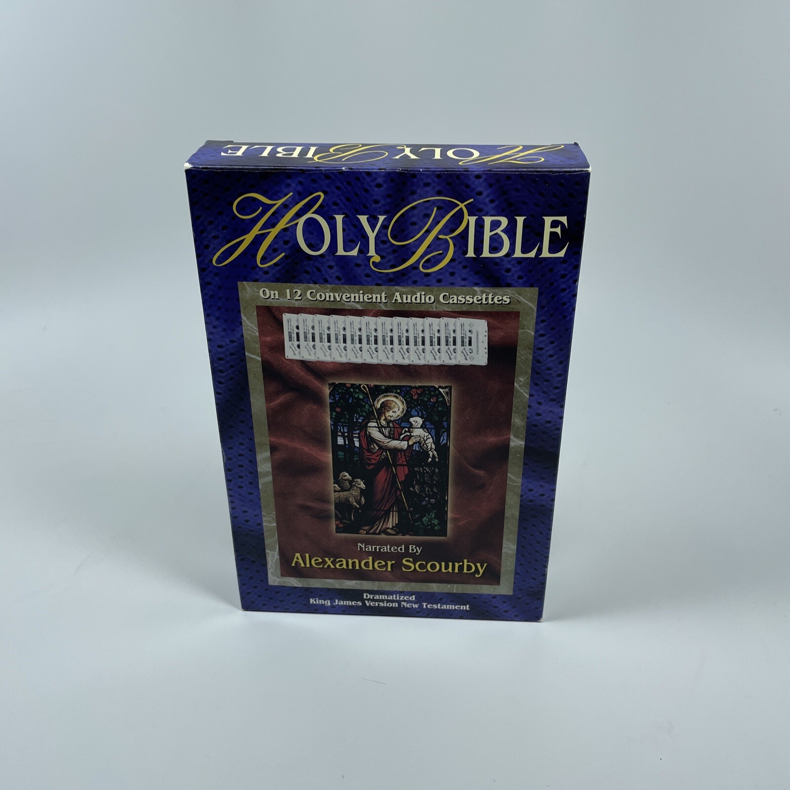 Holy Bible New Testament King James Version Alexander Scourby 12 Cassettes