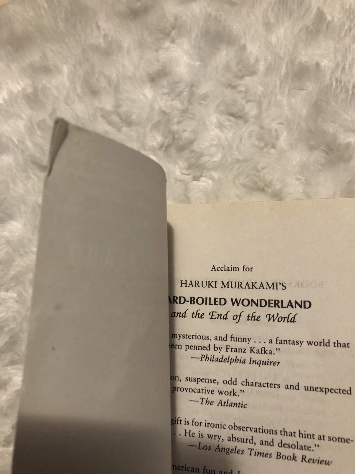Hard-Boiled Wonderland End Of The World Haruki Murakami John Gall Paperback