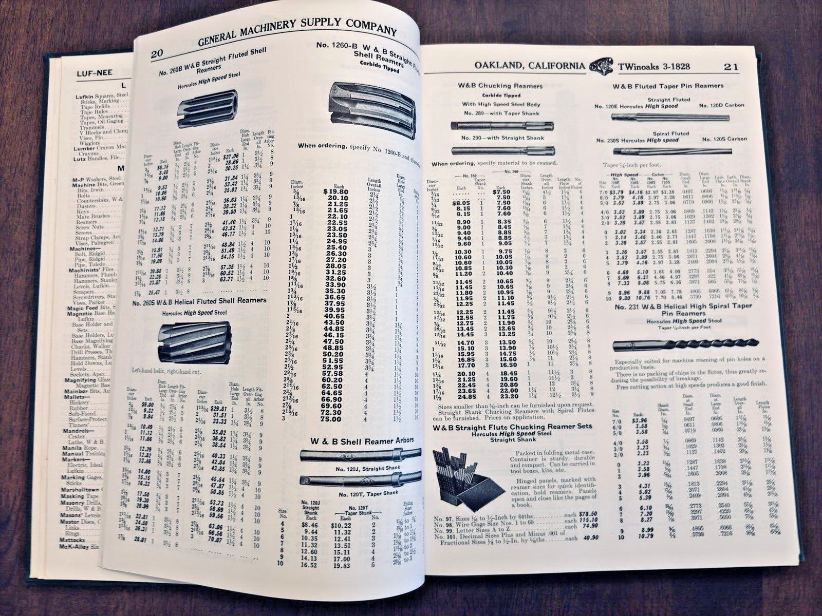 General Machinery Supply Company Industrial Oakland California CA 1959