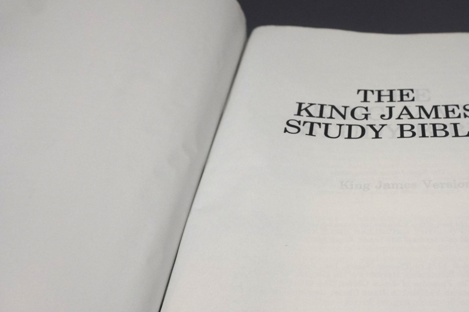 Holy Bible The King James Study Bible Nelson 133bg Paperback c1988