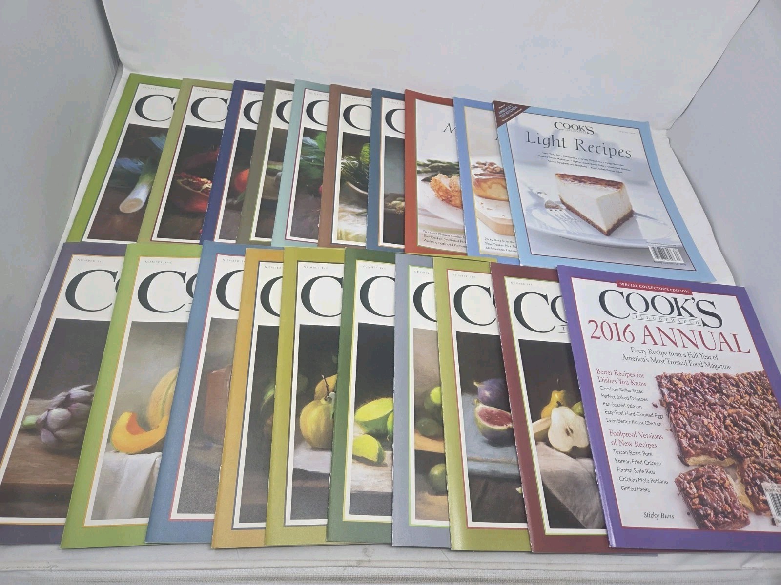 Cook’s Illustrated Magazine Lot of 20 Cooking Recipes -Lot G
