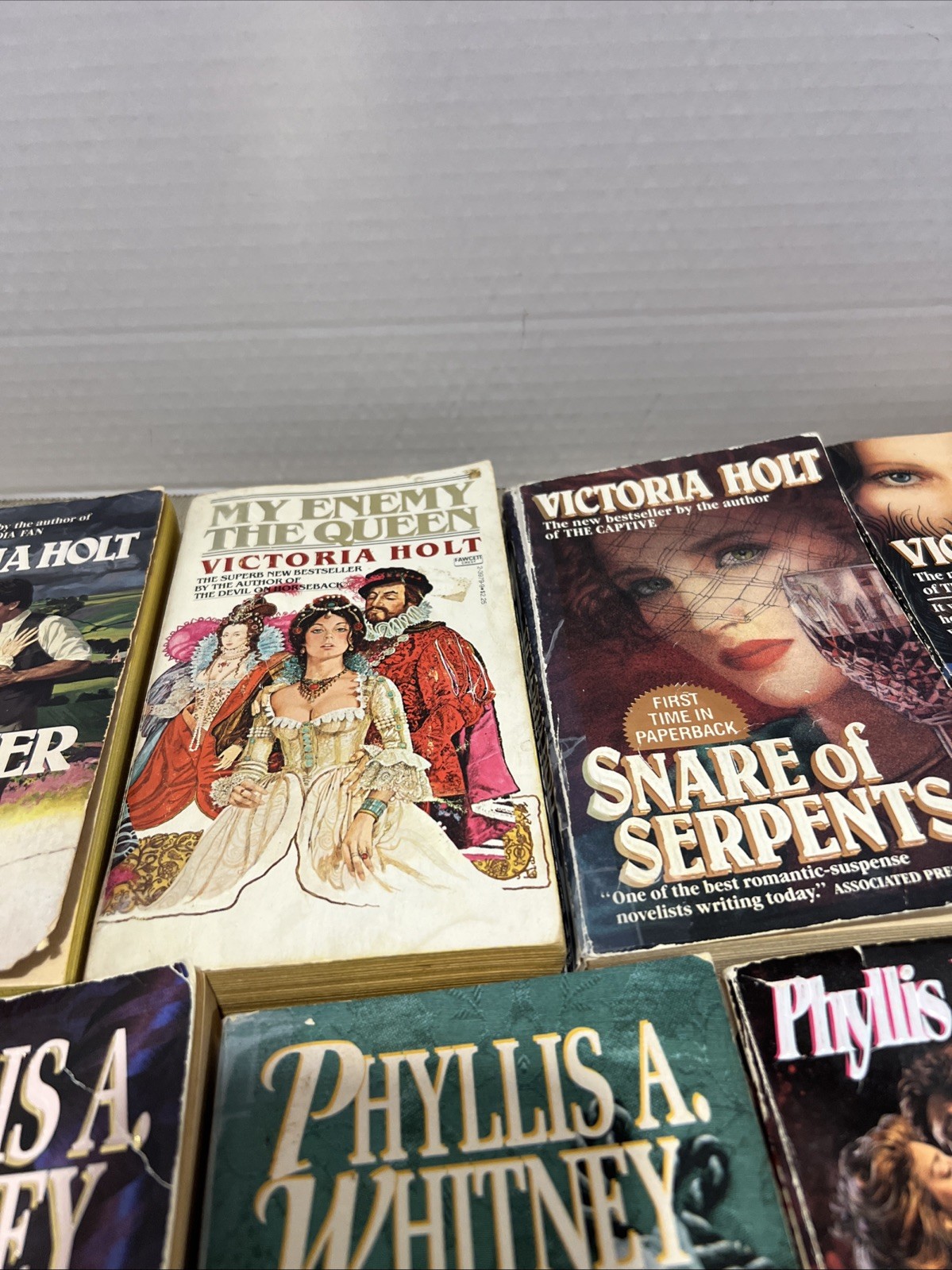 Phyllis Whitney Victoria Holt Lot Romantic Mystery Paperbacks Gothic Damsel VTG