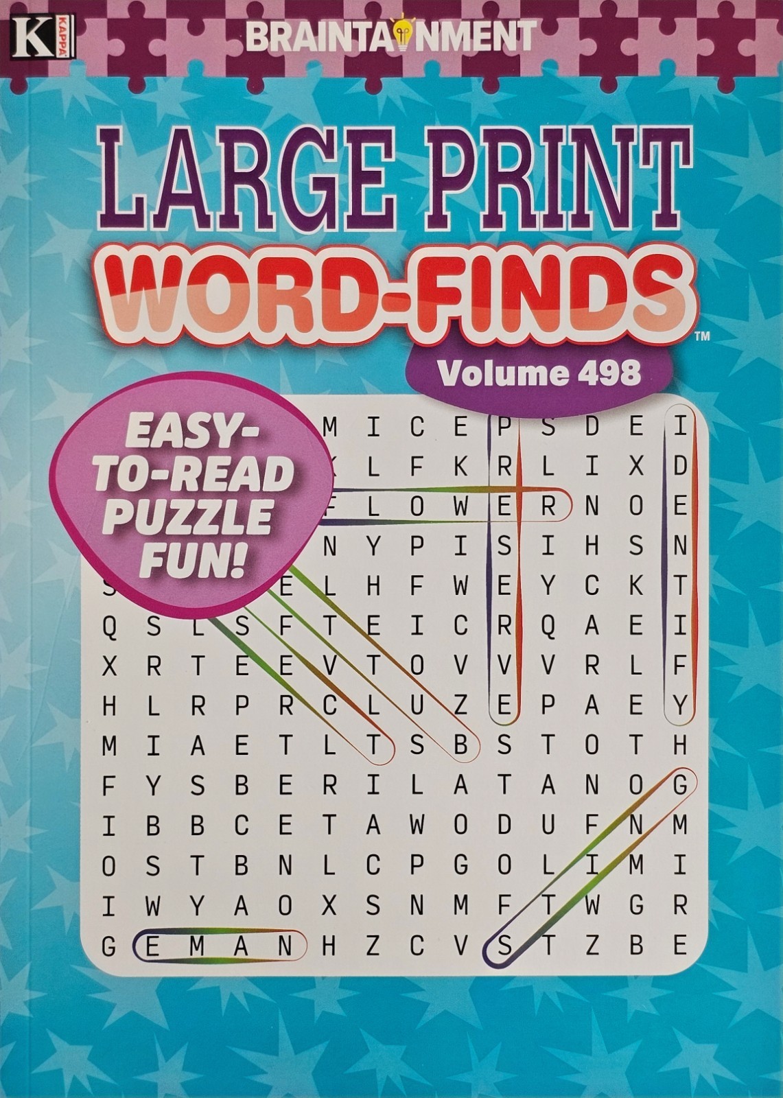 20 Large Print Word-Finds Puzzle Books Kappa Games Vol #491-516 ~ Search,Hunt
