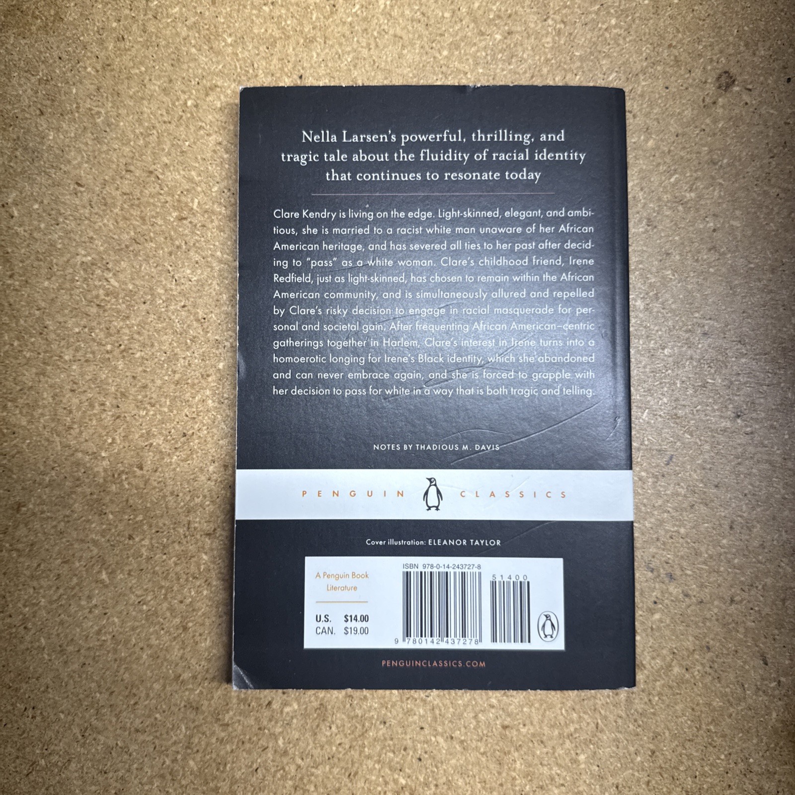 Passing by Nella Larsen (2003, Uk-B Format Paperback)
