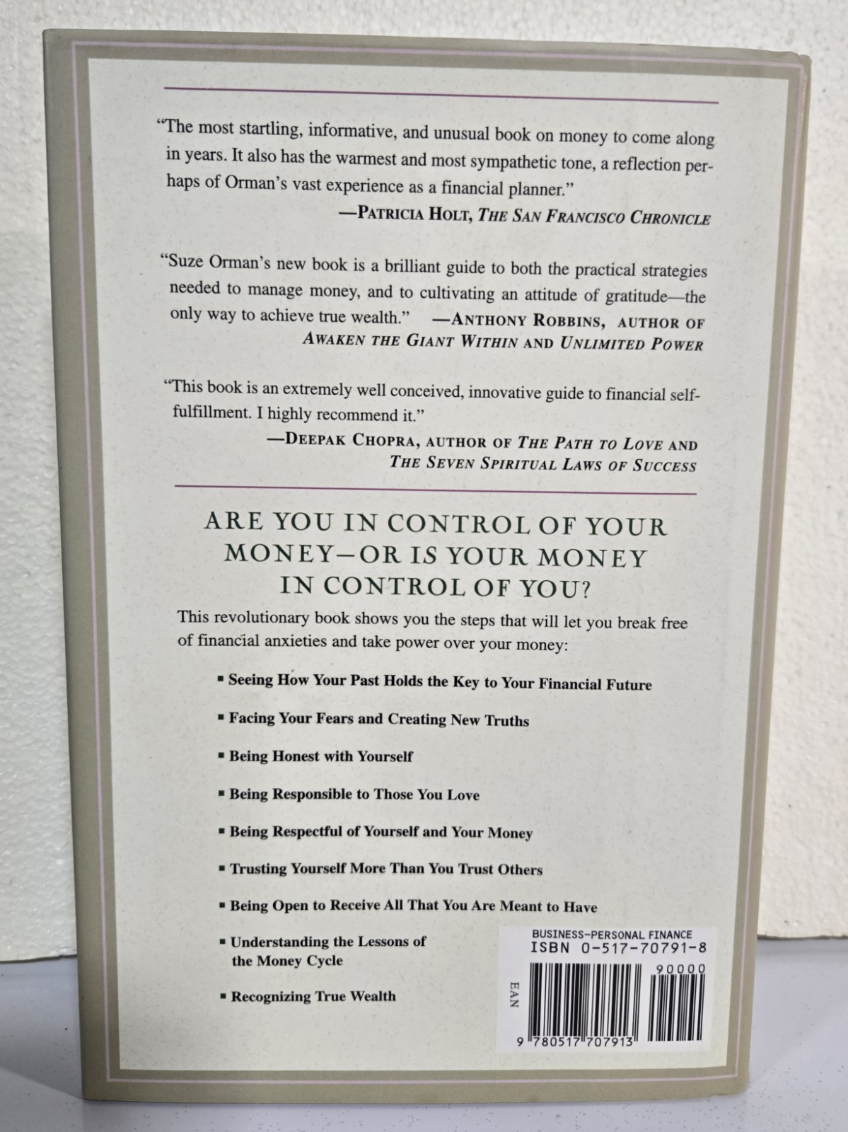 The 9 Steps To Financial Freedom By Suze Orman 1997 Hardcover Dust Jacket