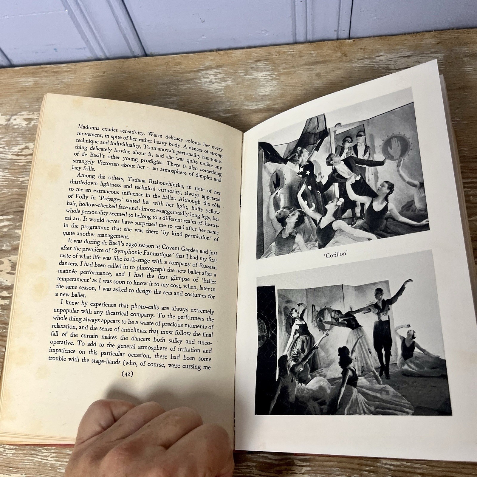 Ballet By Cecil Beaton Book Dance History Performing Arts 1st Edition 1951 DJ HC