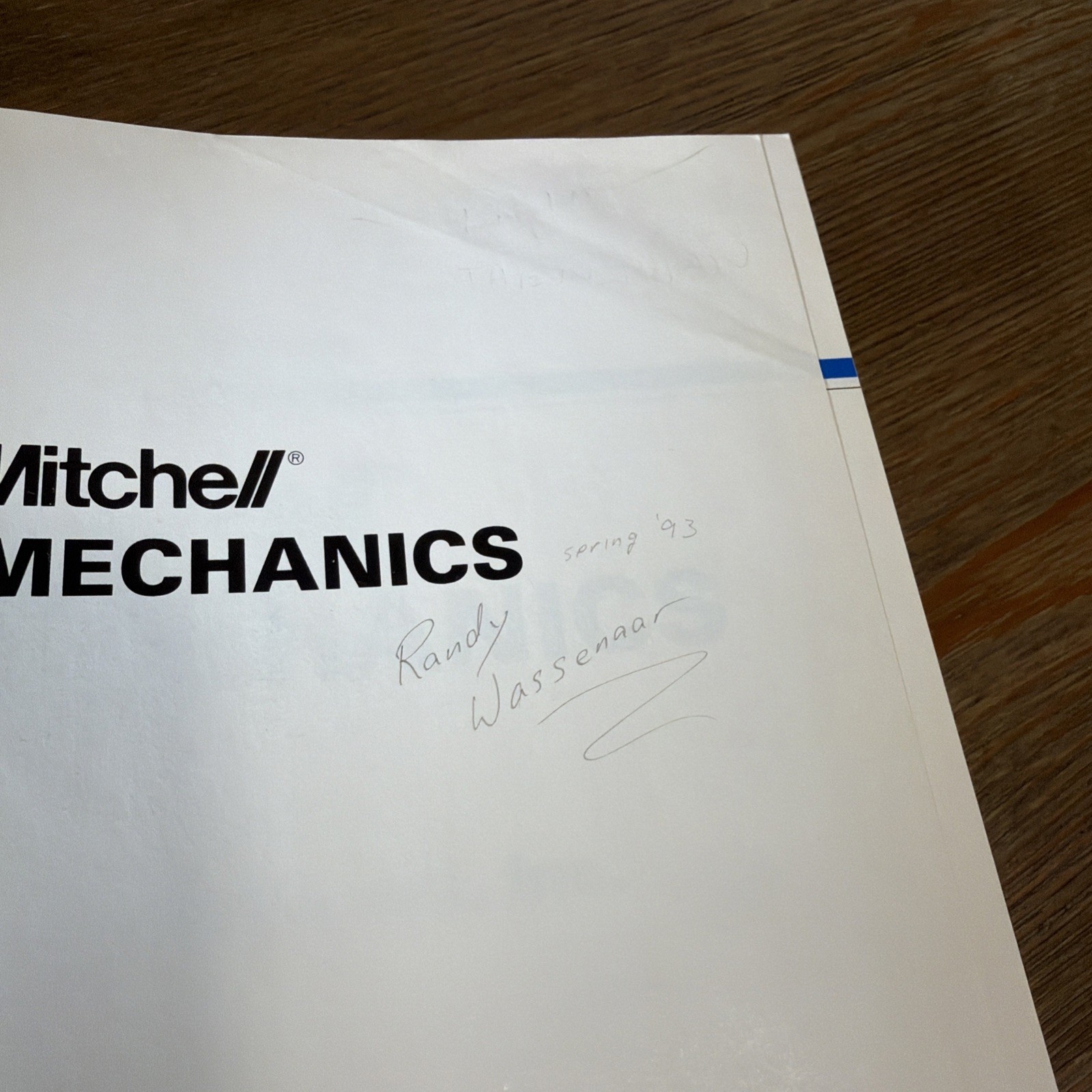 Mitchell Automechanics 2nd Edition Textbook VINTAGE Clean Good Binding NO STAINS