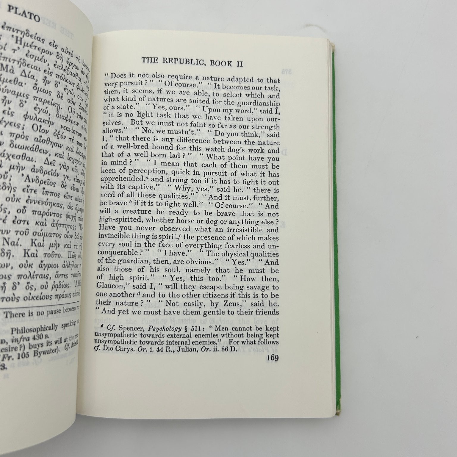 Plato Republic I Paul Shorey 1982 Loeb Classical Library Greek English Harvard