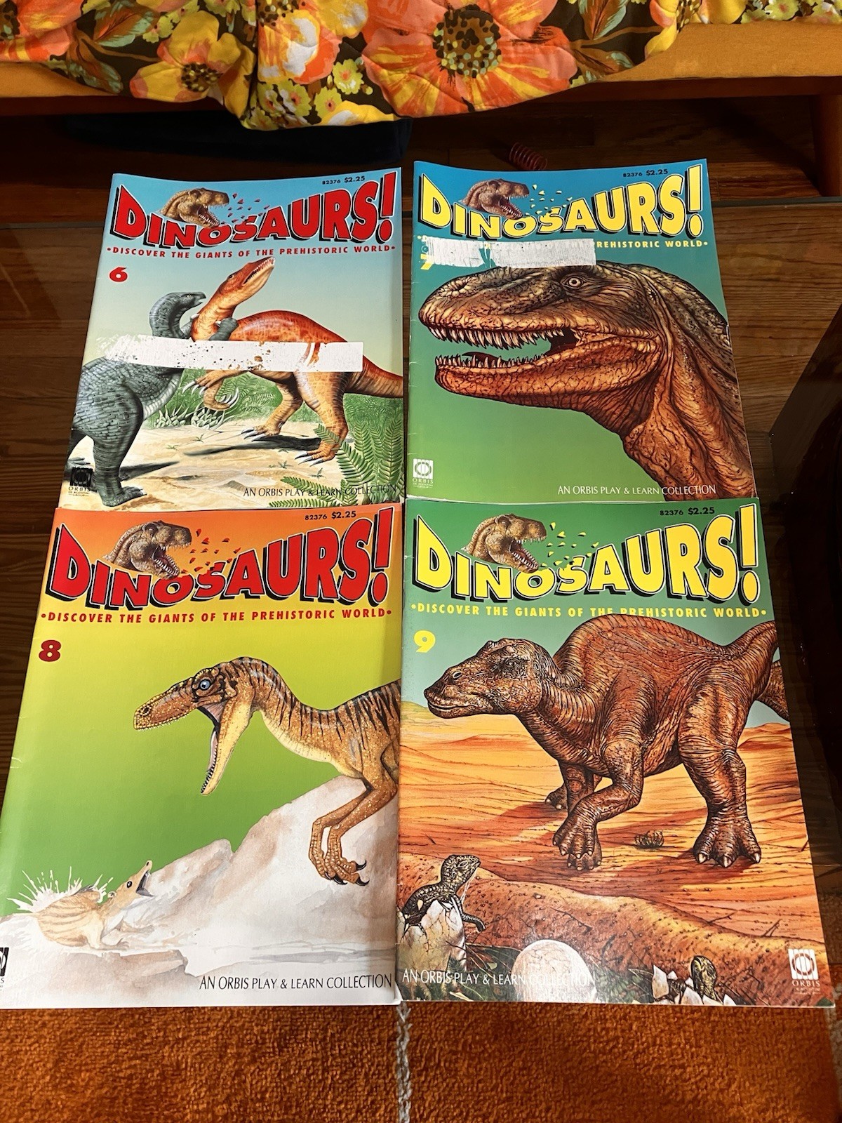 Dinosaurs! #1-9 Orbis Play & Learn Collection Magazine