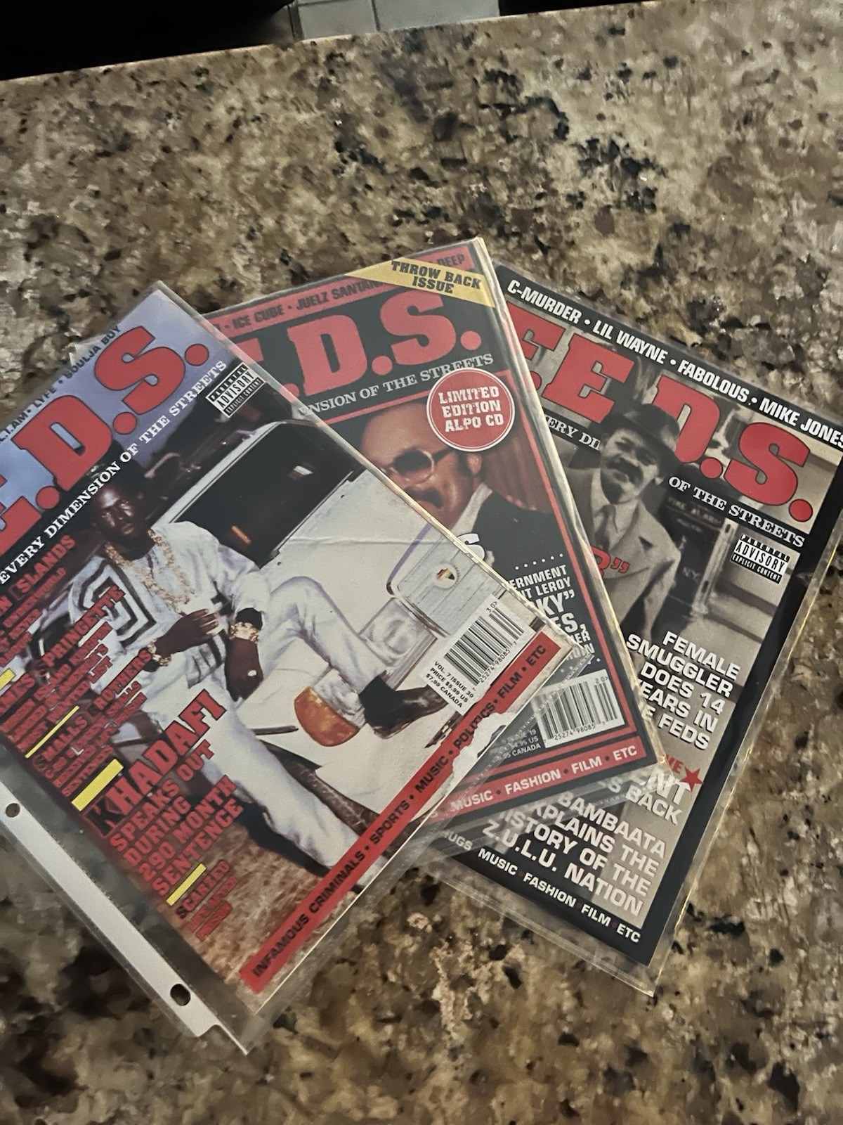 F.E.D.S. Magazine Lot of 3