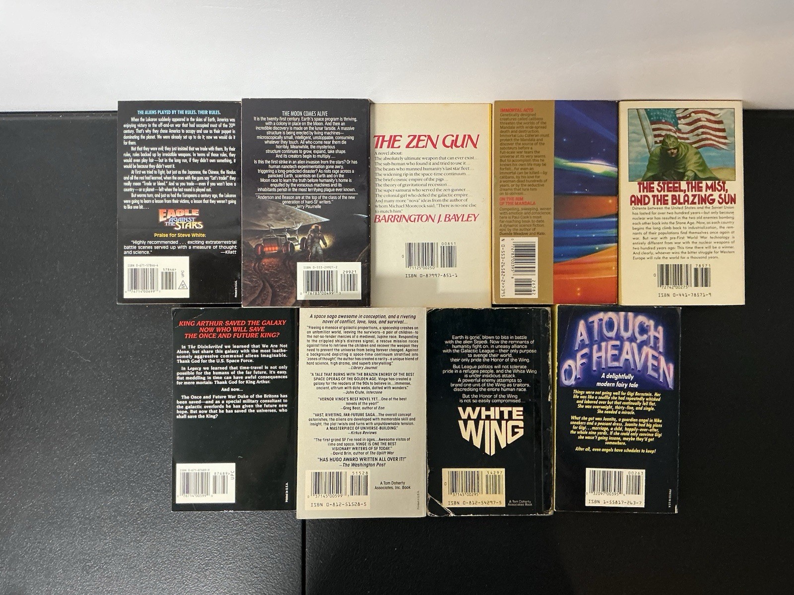 Lot of 20 Science Fiction Paperback Books Steve White James Blish #B104