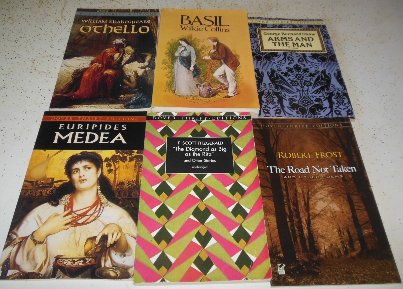 36 Dover PB Classics Thrift Poems Stevenson Oz Magi Shaw Shakespeare Education