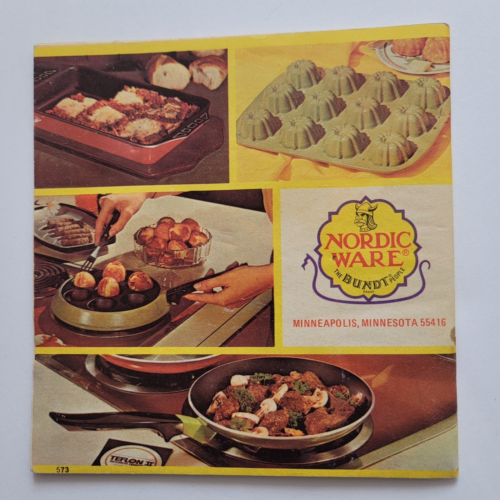 Vintage Nordic Ware Cookbook Unusual Old World and American Recipes Booklet 60’s