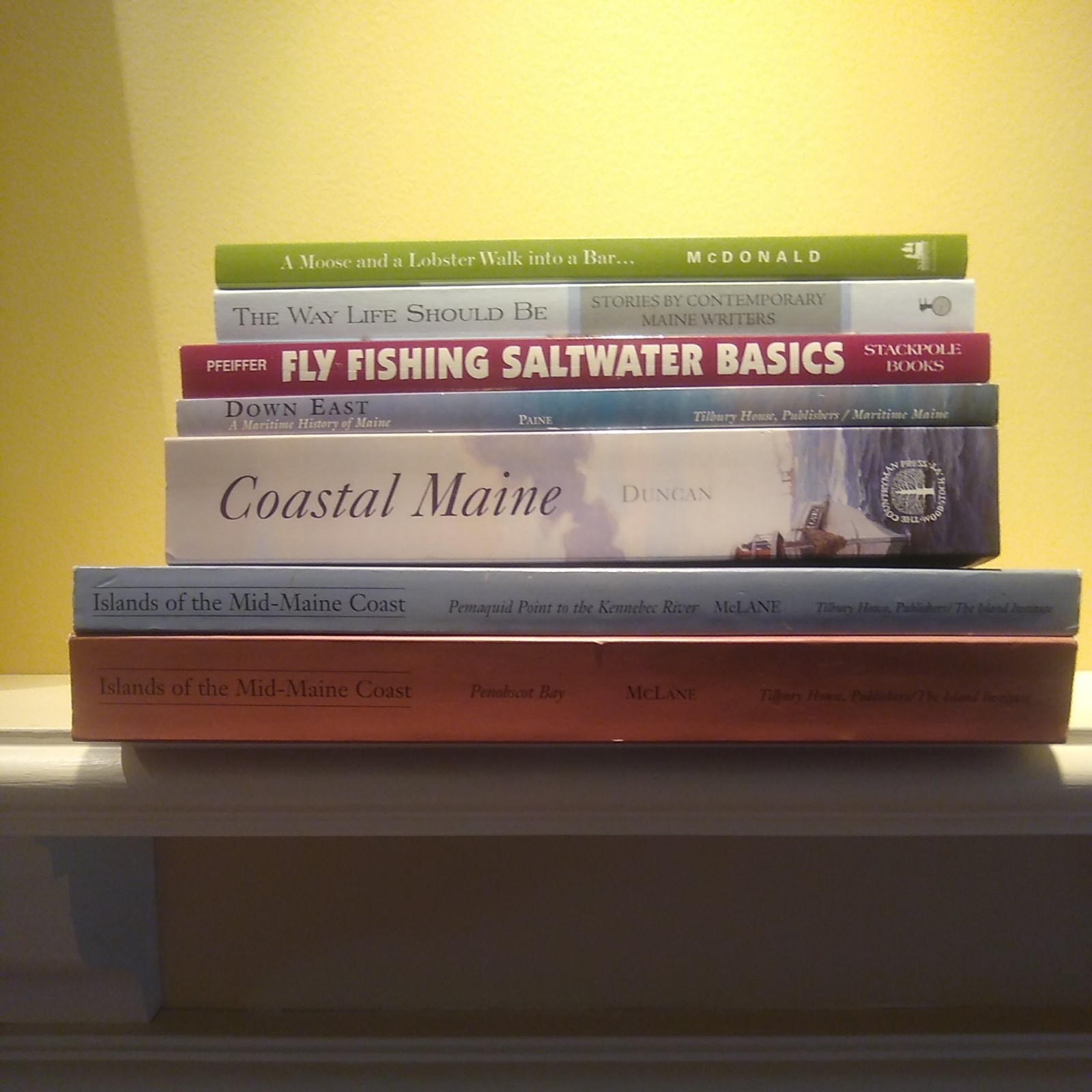 Mixed Lot of 7 books pertaining to the State of Maine