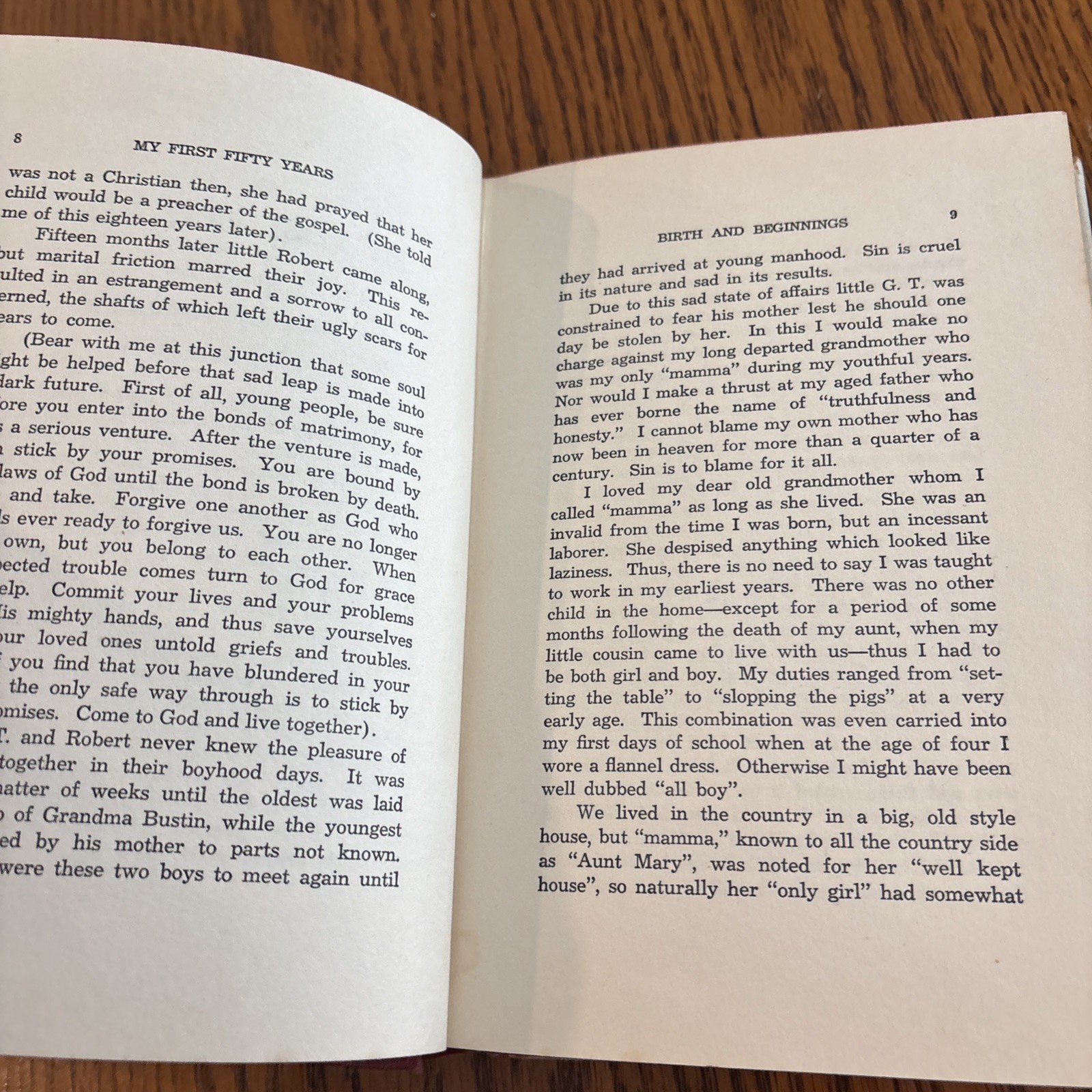 My First 50 Years By G. T. Bustin HBDJ