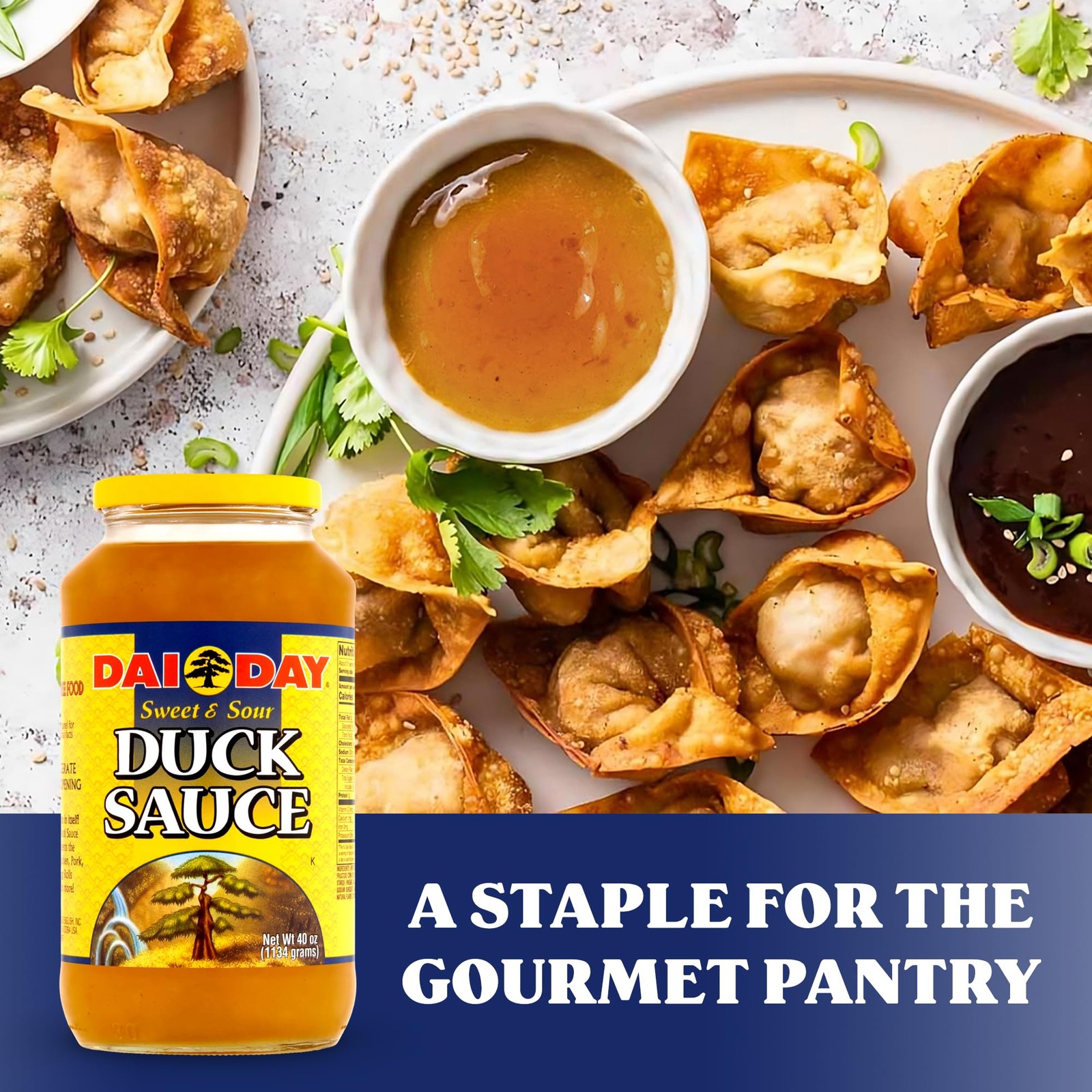 Dai Day Sweet & Sour Duck Sauce 40 oz Jar – Classic 2.5 Pound (Pack of 1)