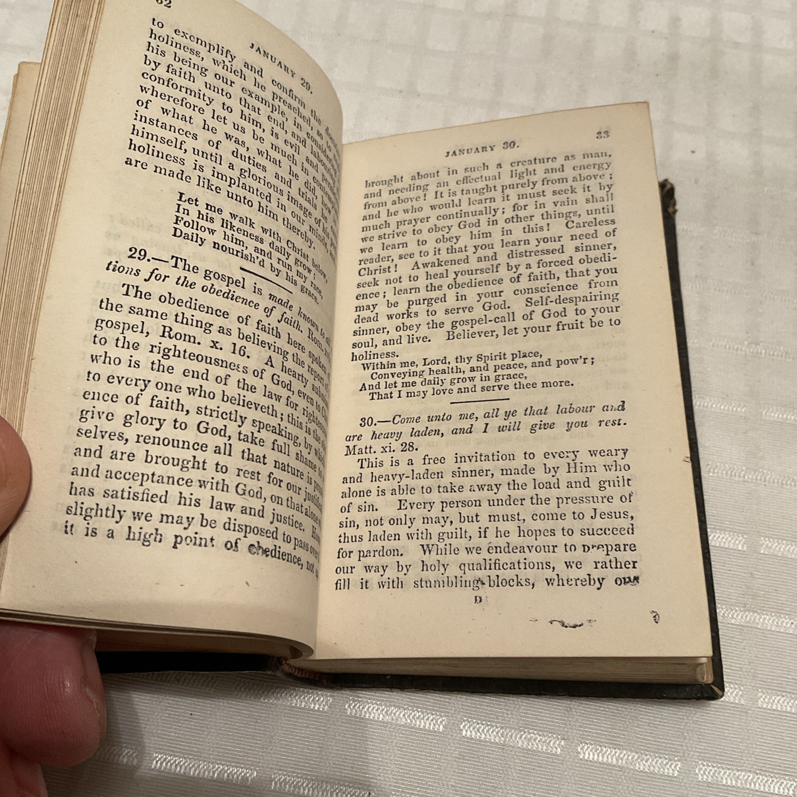 Bogatzy Golden Treasury For the Children of God 1799 Mini 431 Pages 11cm x 7.5cm