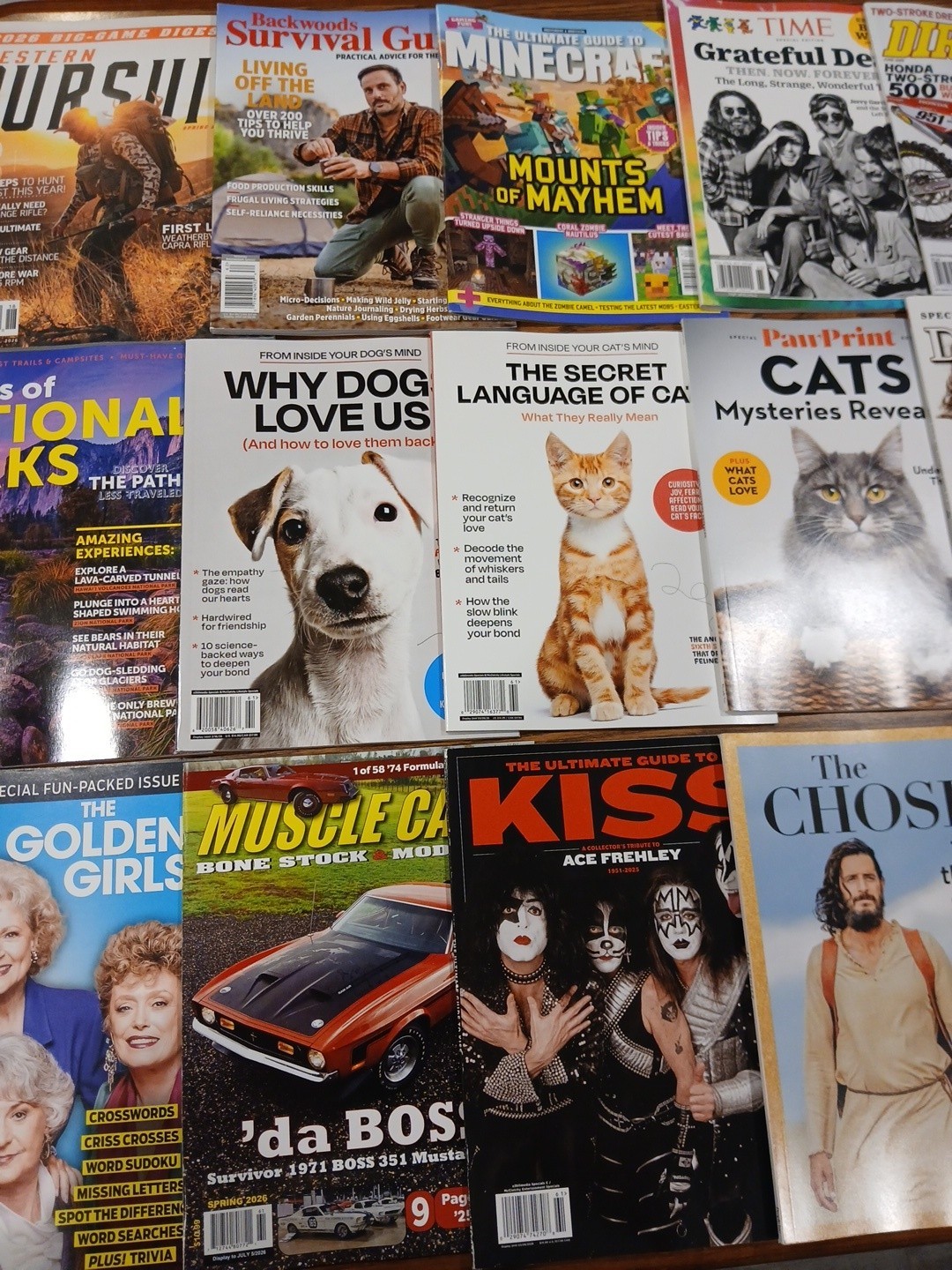 ASSORTED MAGAZINE LOT OF 25 2026