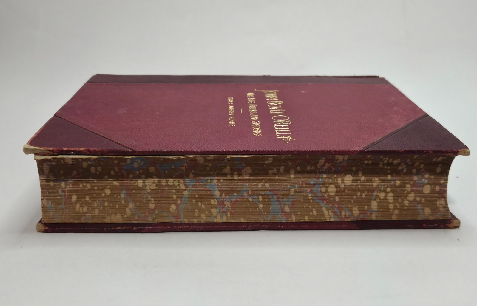 1891 John Boyle O’Reilly His Life Poems and Speeches-Roche-Leather-Antique