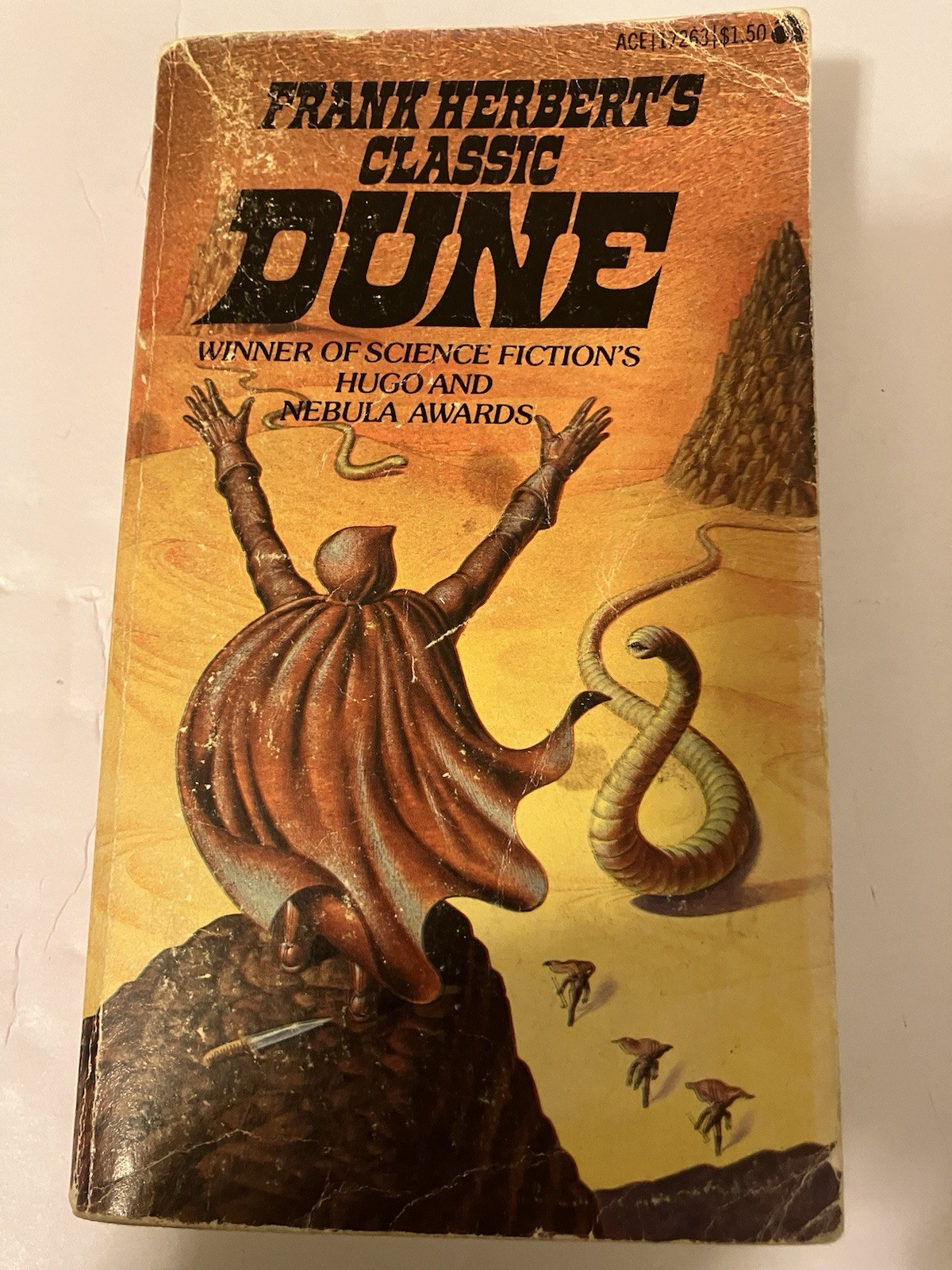 FRANK HERBERT’S CLASSIC DUNE PB ACE BOOKS 1965 SCHOENHERR INTERSTELLAR TRAVEL