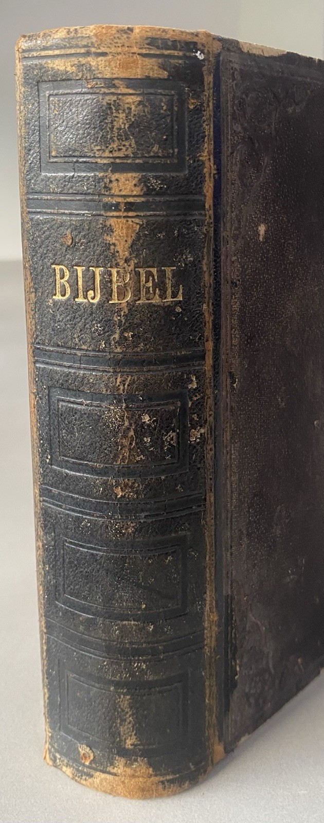Antique 1916 Dutch Text Bible Bijbel Statenvertaling Old & New Testaments Octavo