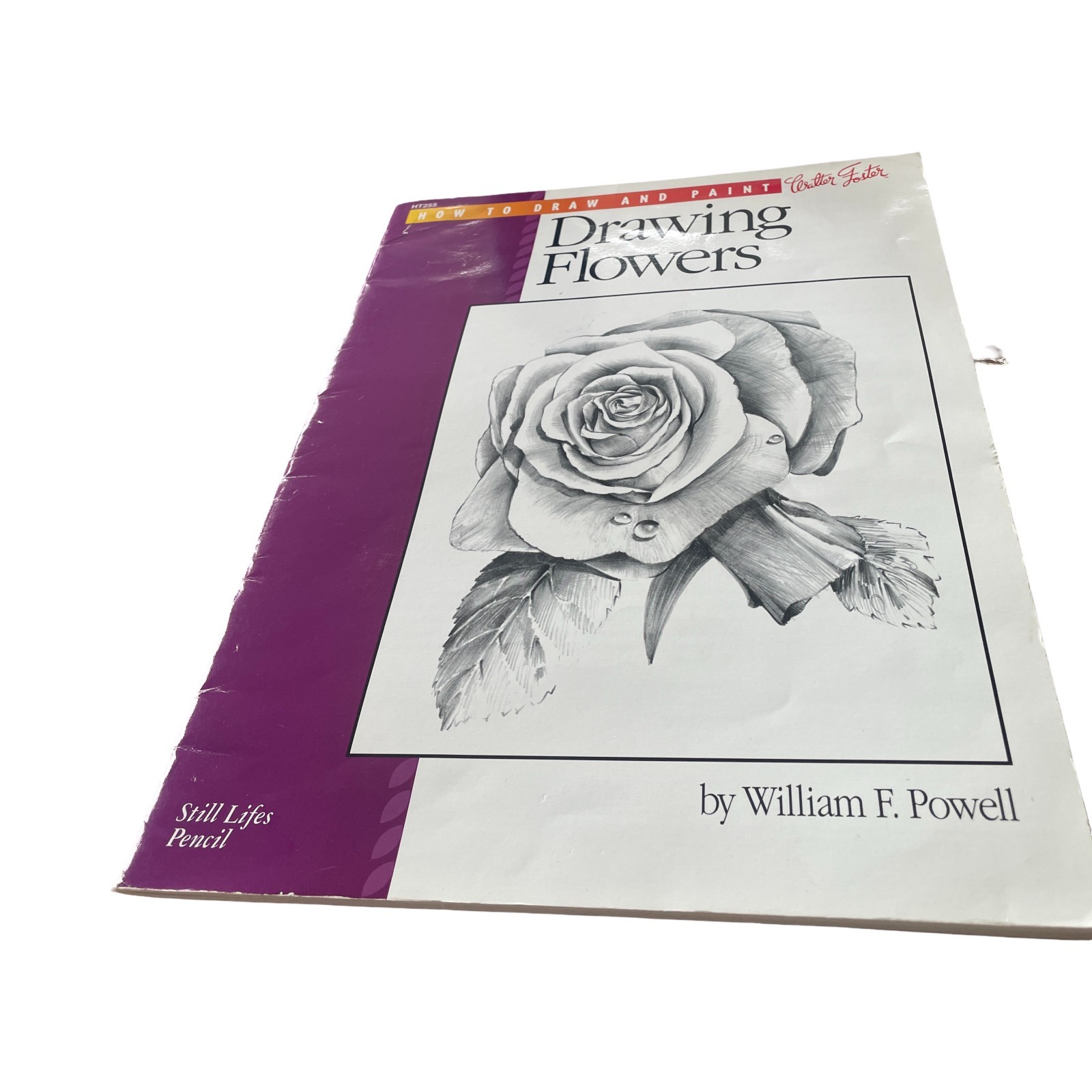 Walter Foster – Drawing Flower – 1997 – Vintage Book – Unbranded