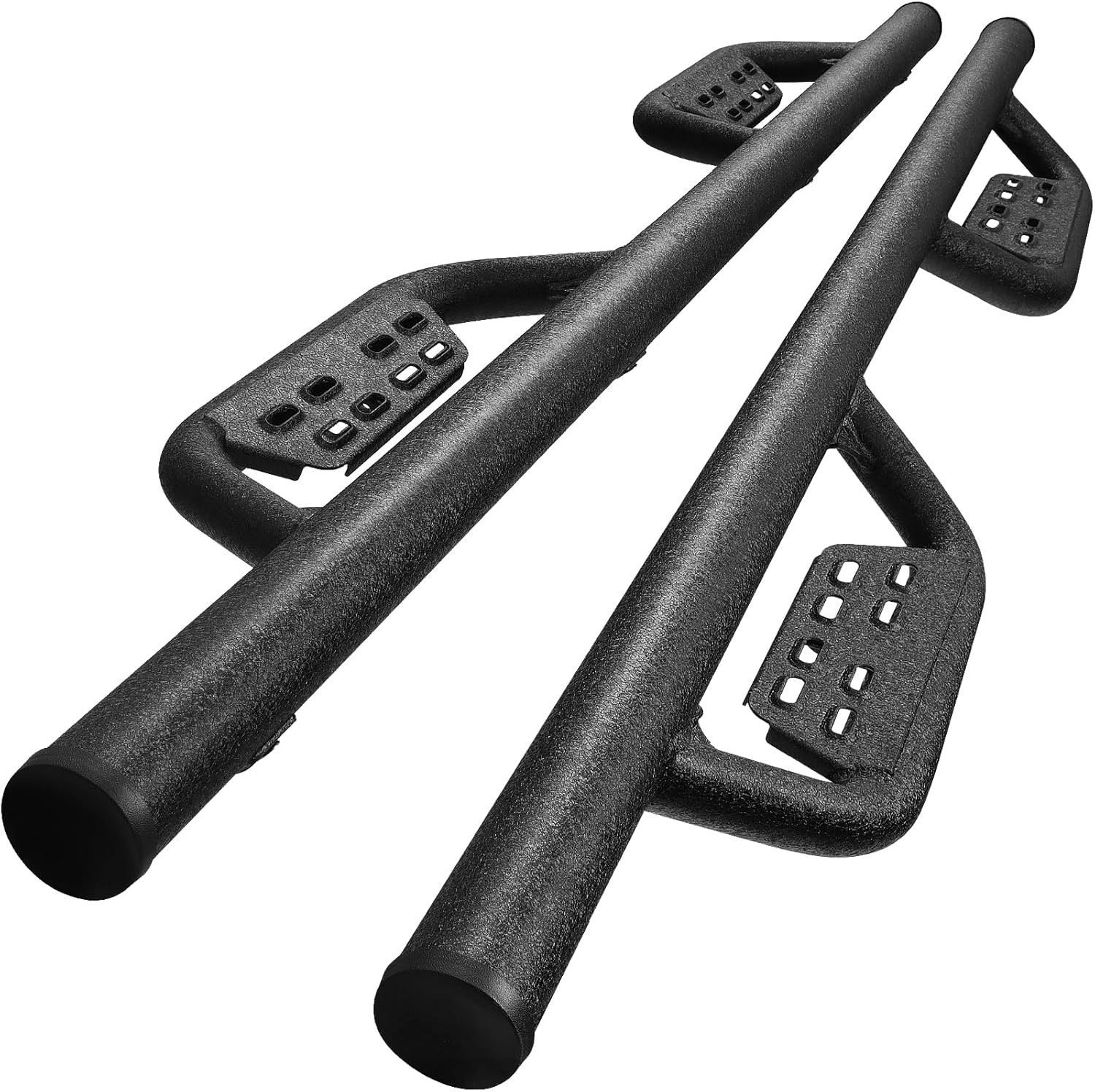 Running Boards Compatible with 2007-2021 Toyota Tundra Double Cab. Black Tundra