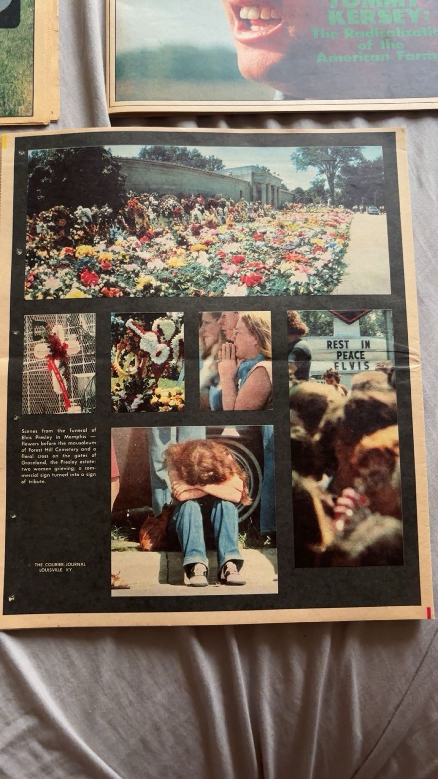 The Atlanta Journal & Constitution Magazine Lot Aug/Sep 1977 Elvis U.S. 41