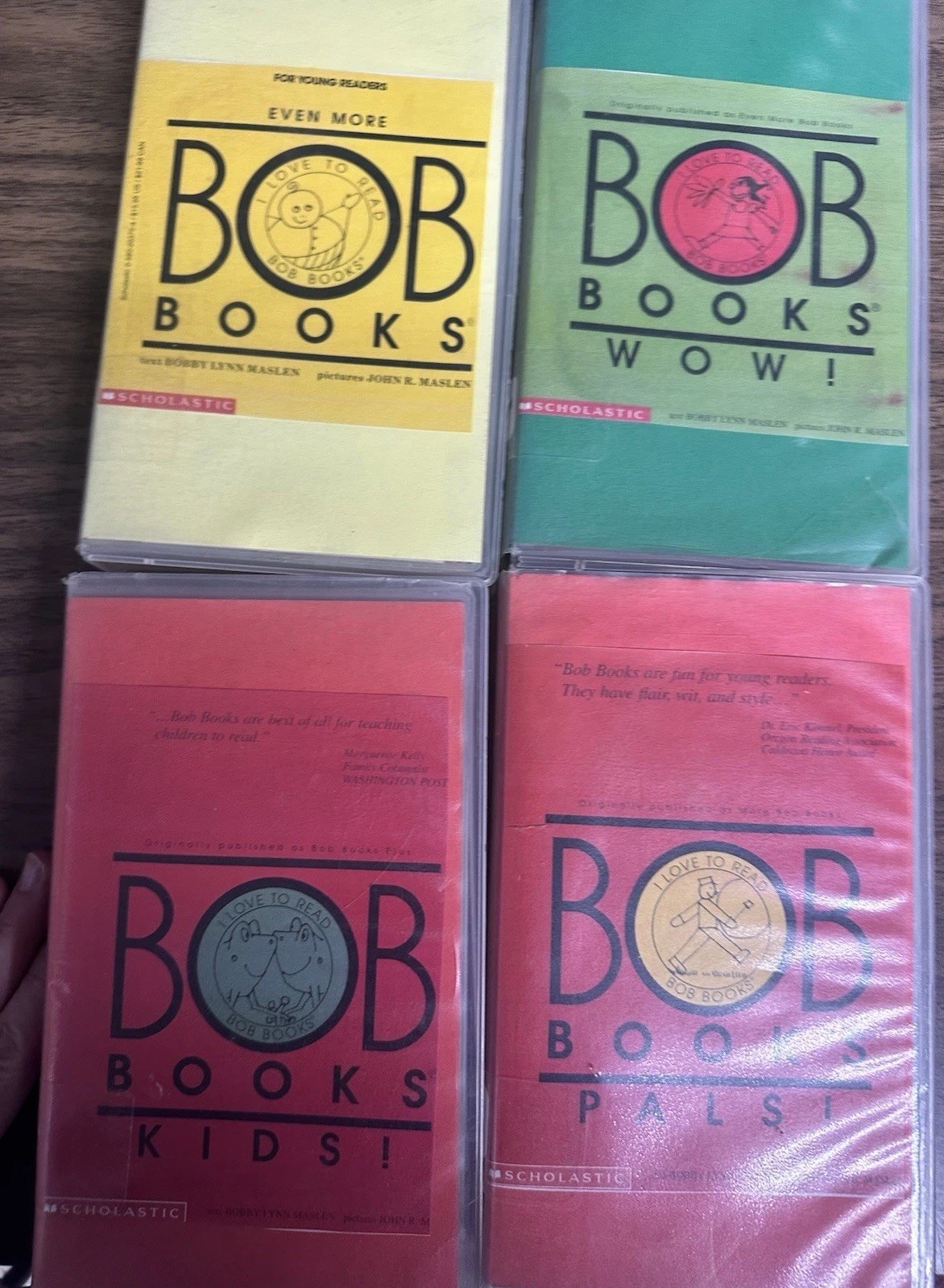 Bob Books- Four Sets- Easy Readers- Beginning English- Preschool-K