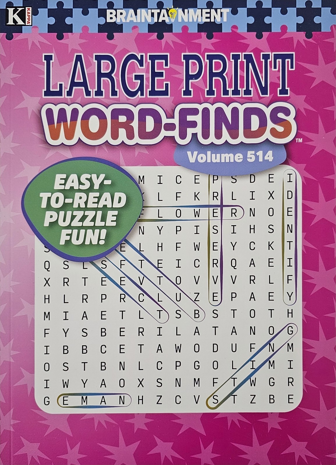 20 Large Print Word-Finds Puzzle Books Kappa Games Vol #491-516 ~ Search,Hunt