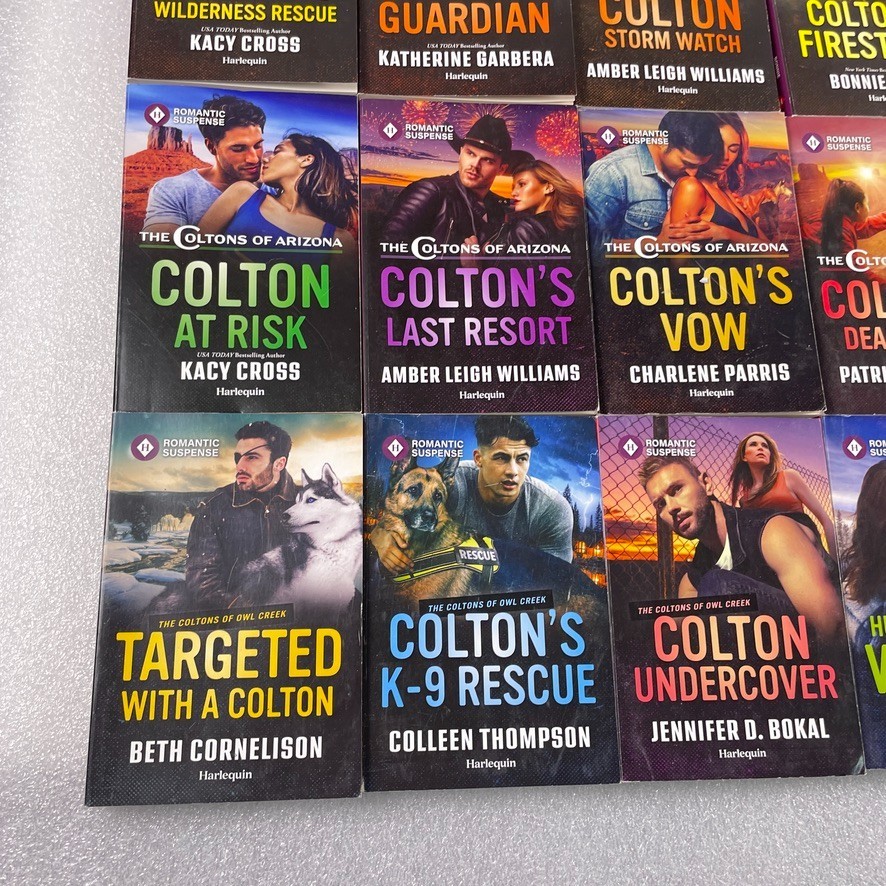 Harlequin Romantic Suspense Book Lot 21 The Coltons Series Tara Taylor Quinn