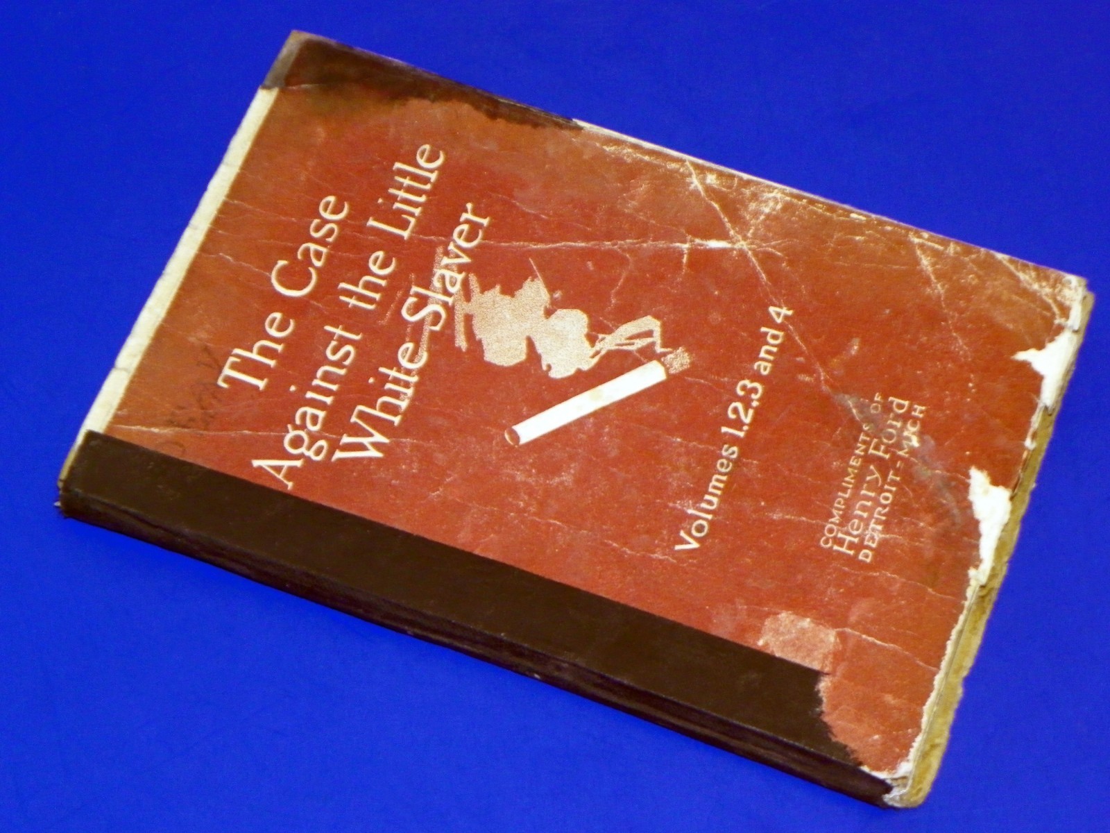 1916 Case Against The Little White Slaver Vol 1 2 3 4 Hardcover Cigarettes Henry