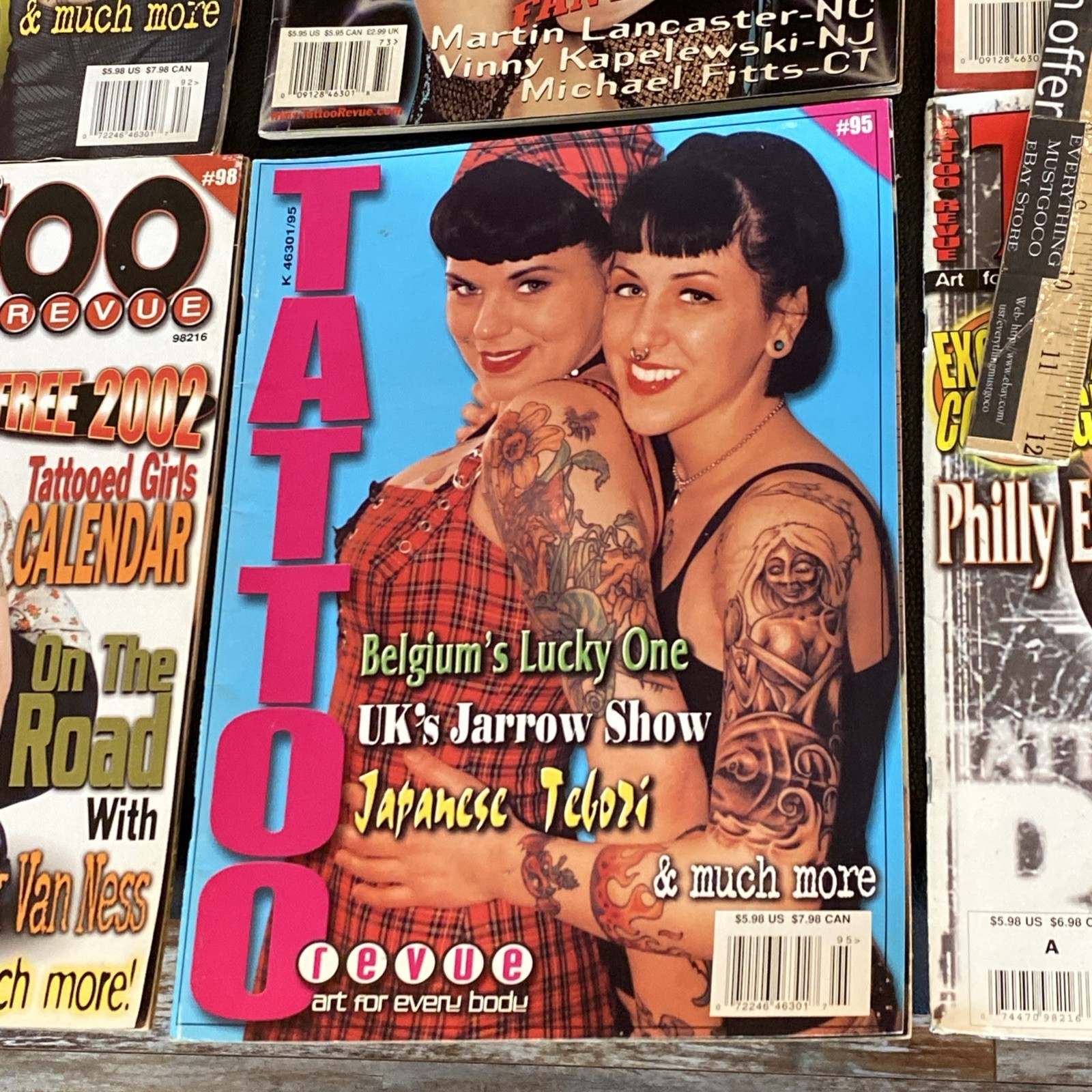 Lot of 17 Issue Vintage Tattoo Revue Magazine Late 1990s 2000s Ink Design Ideas