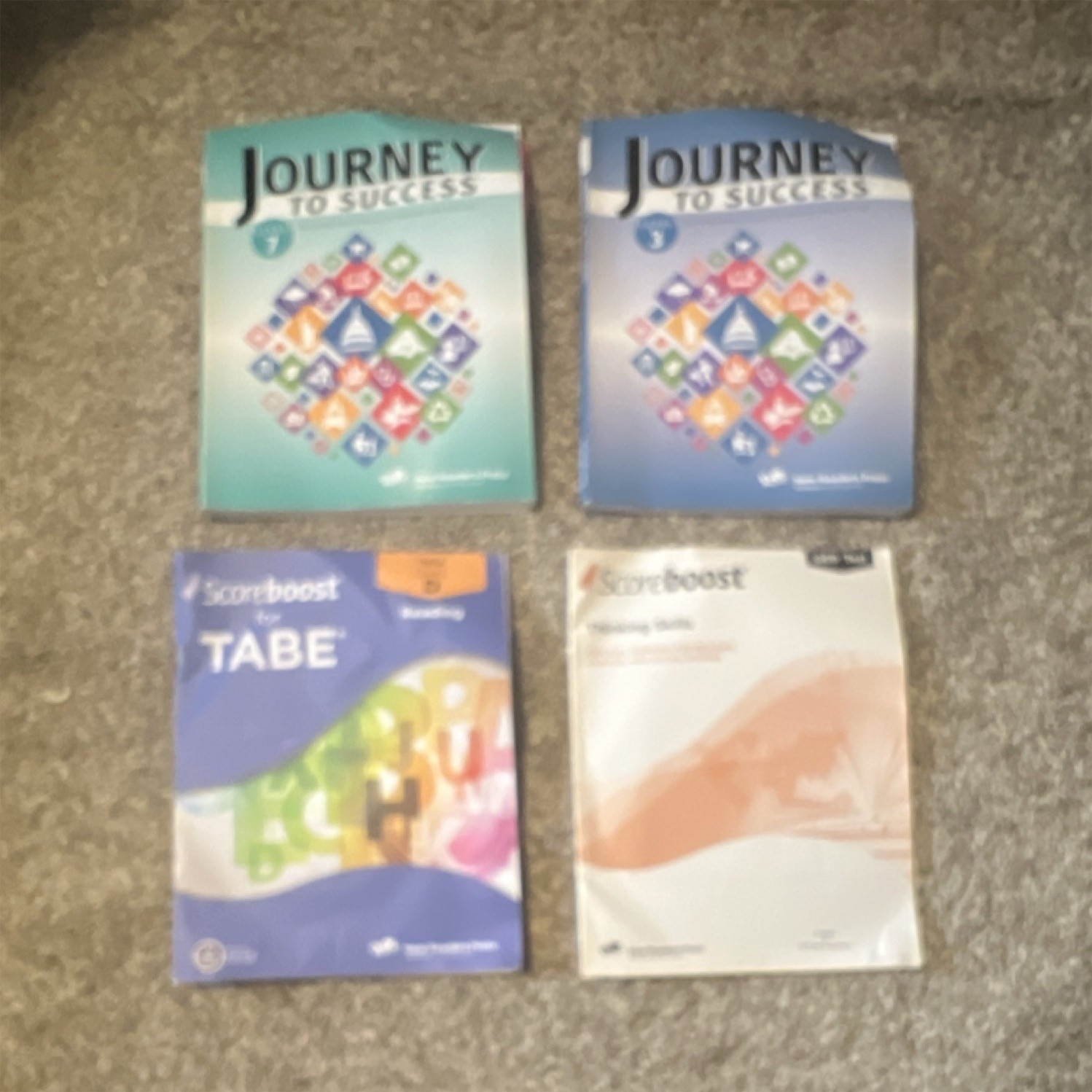 New Readers Press Journey to Success & Scoreboost Study Guides Levels 3, 7, D